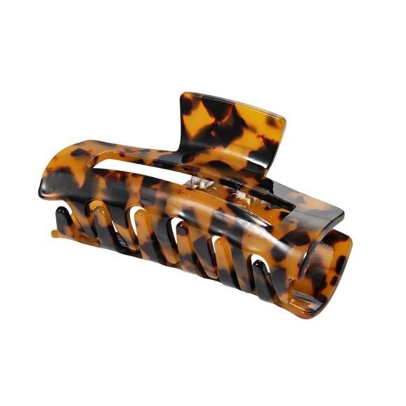 4Pcs Hair Claw Clips Banana Barrettes French Jaw Clips Leopard Mermaid Hairpins - Picture 2 of 8